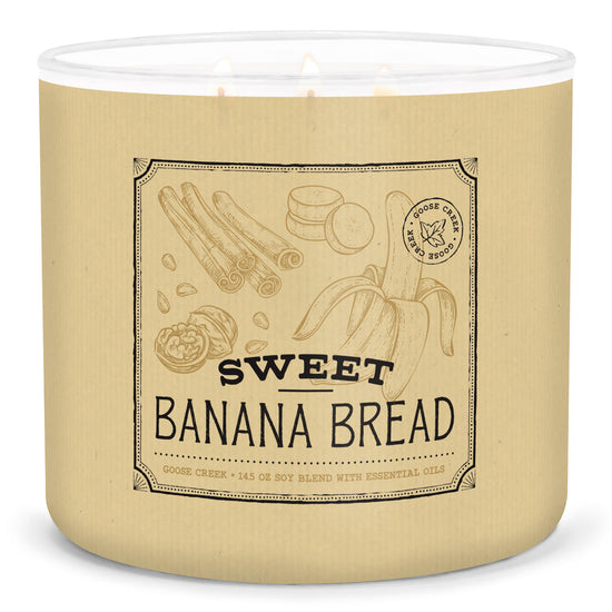 Sweet Banana Bread Large 3-Wick Candle