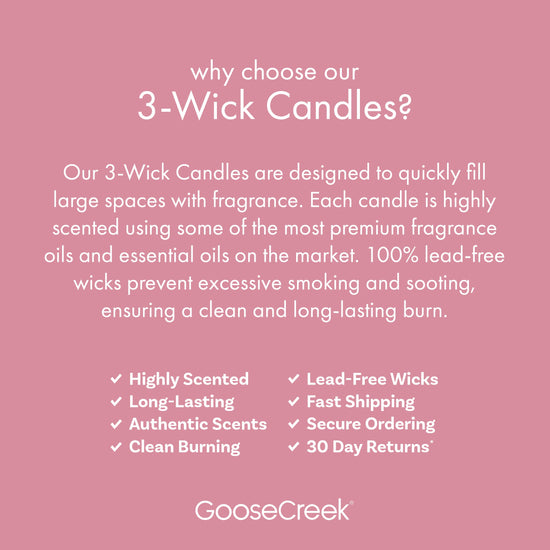 Sweet Pea & Vanilla Bean 3-Wick Candle