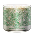 Load image into Gallery viewer, Sweet Pine &amp;amp; Snowflakes 3-Wick Candle
