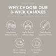 Load image into Gallery viewer, Teakwood 3-Wick Candle
