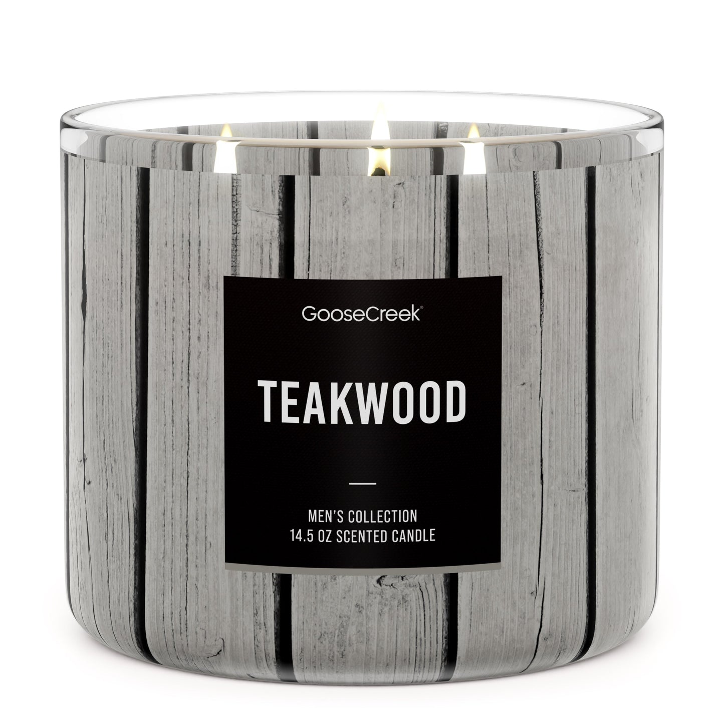 Mahogany and Teakwood Strong Fall and Winter Wood Scented Candle