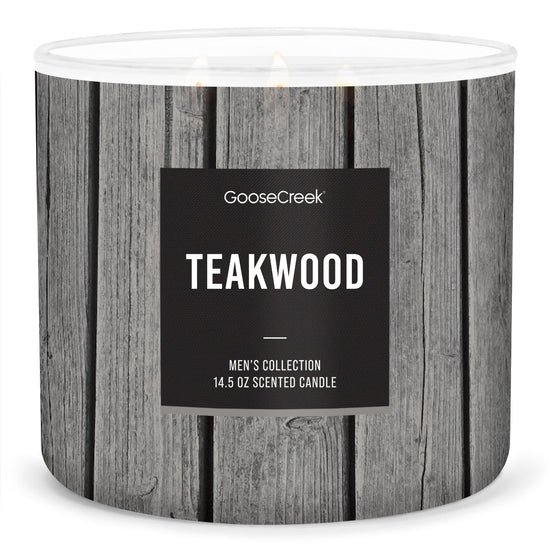Teakwood Large 3-Wick Candle