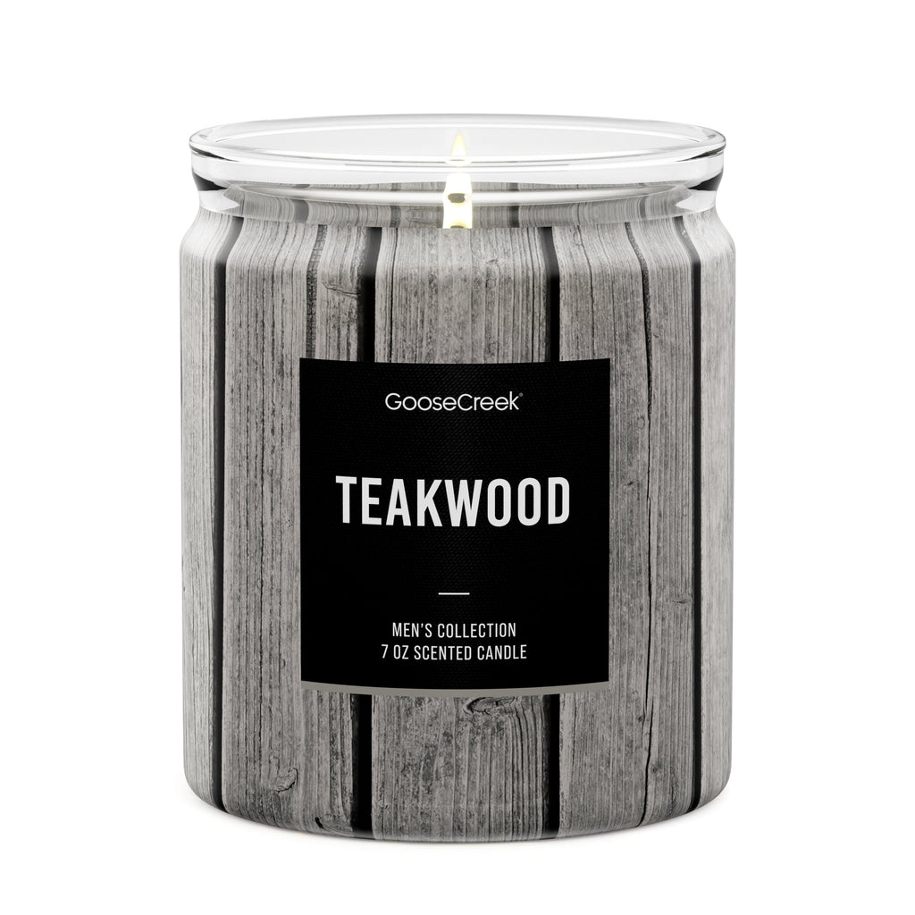Odor Eliminating Teakwood 3-Wick Candle – Goose Creek Candle
