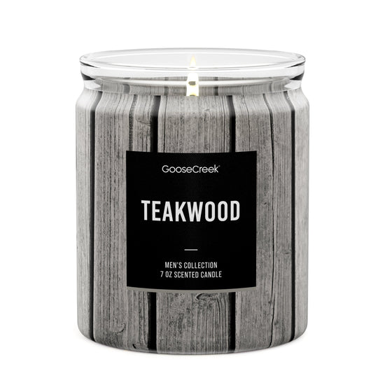 Teakwood Single Wick Candle