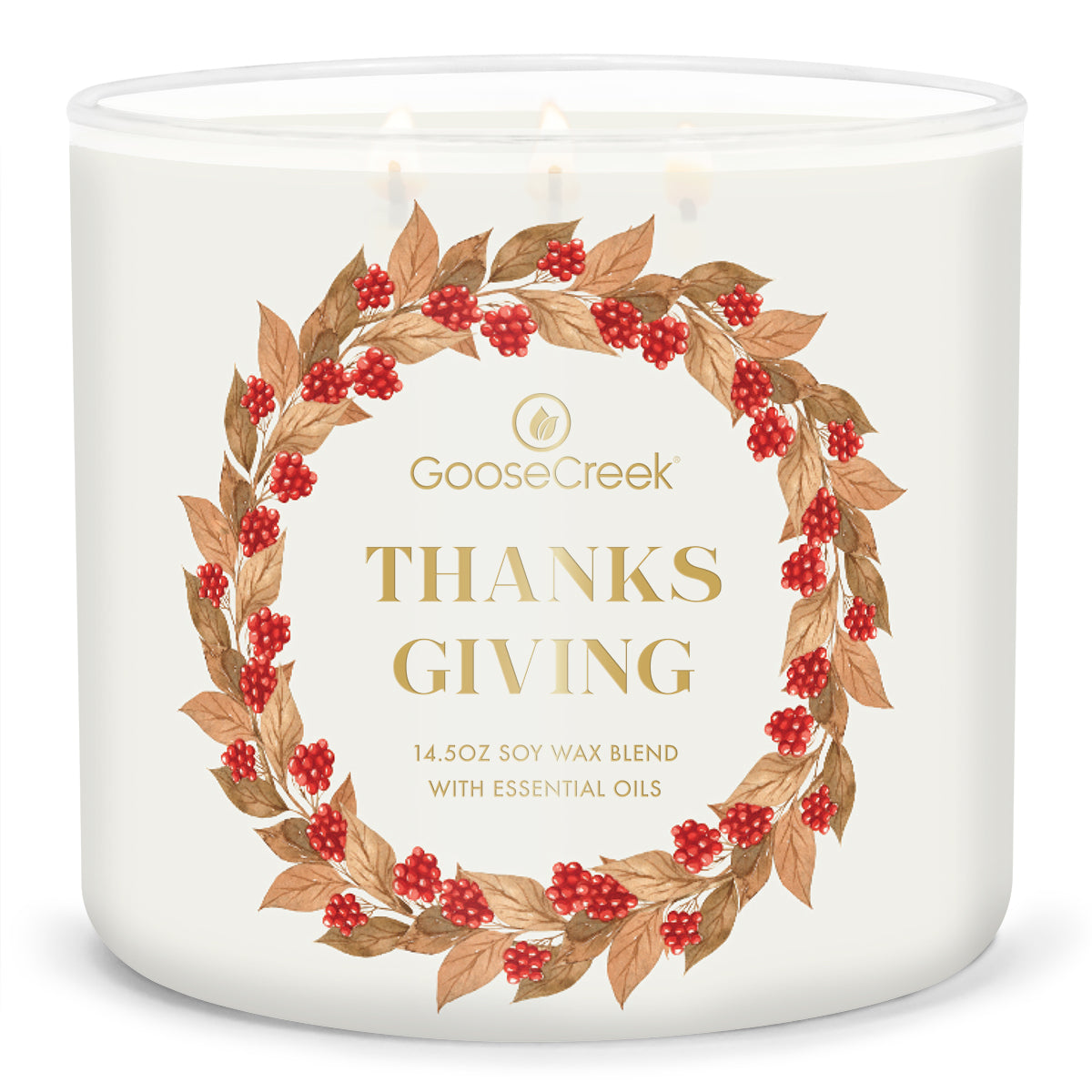 Load image into Gallery viewer, Thanksgiving Large 3-Wick Candle
