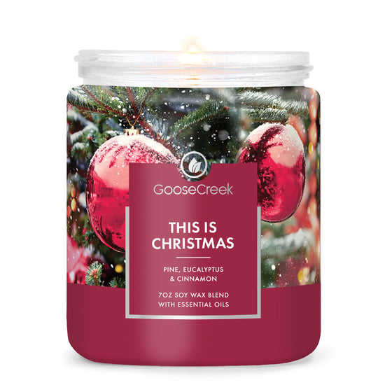 Load image into Gallery viewer, This is Christmas 7oz Single Wick Candle

