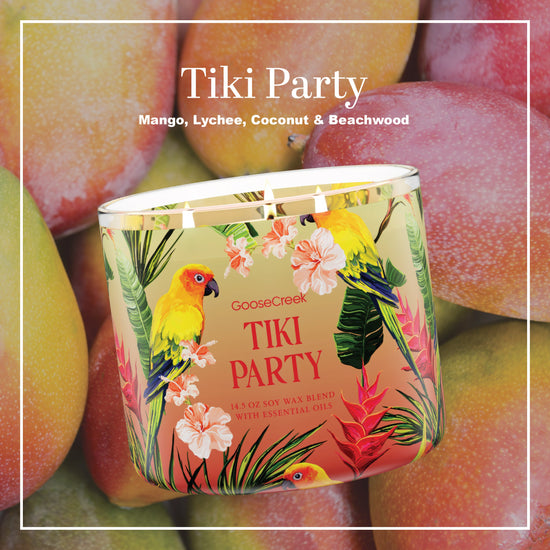 Tiki Party Large 3-Wick Candle