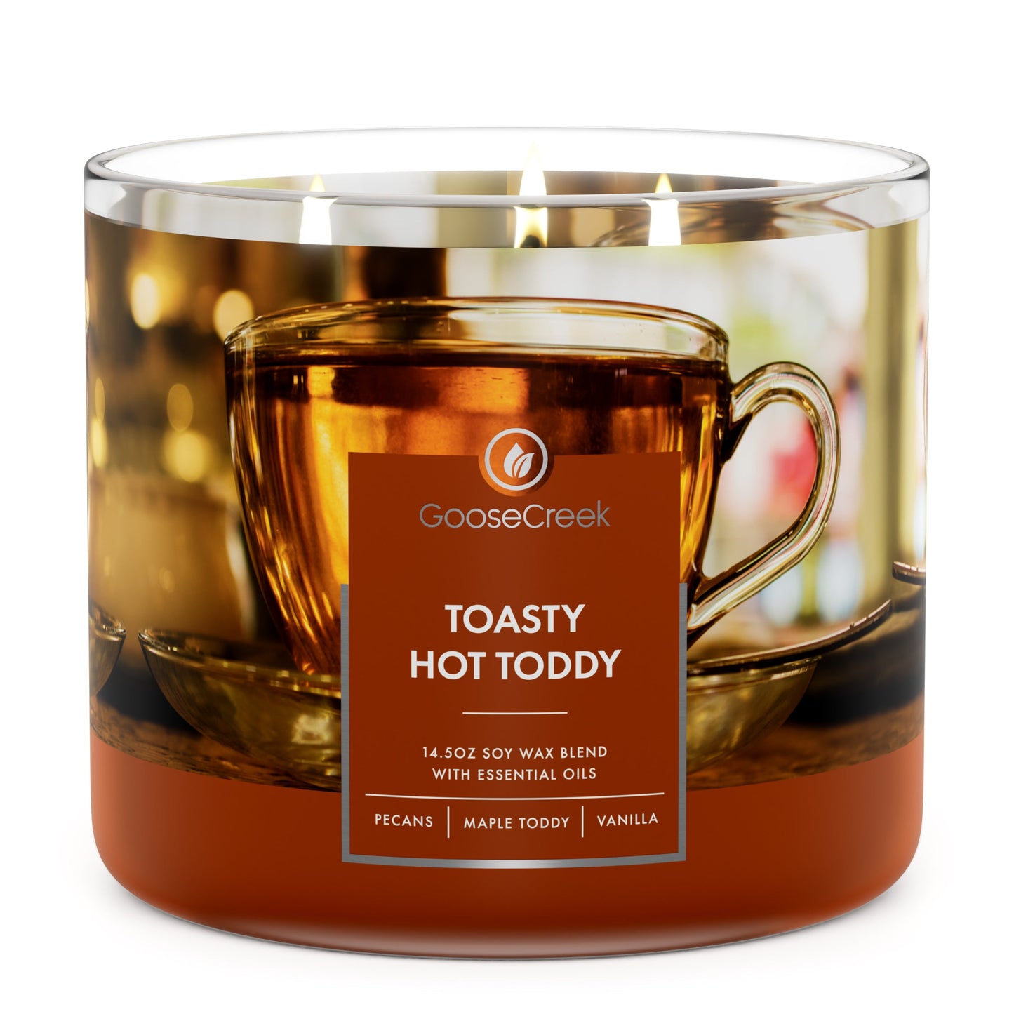 Load image into Gallery viewer, Toasty Hot Toddy Large 3-Wick Candle
