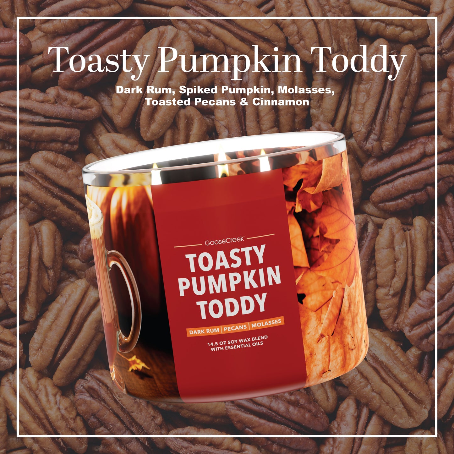 Toasty Pumpkin Toddy 3-Wick Candle