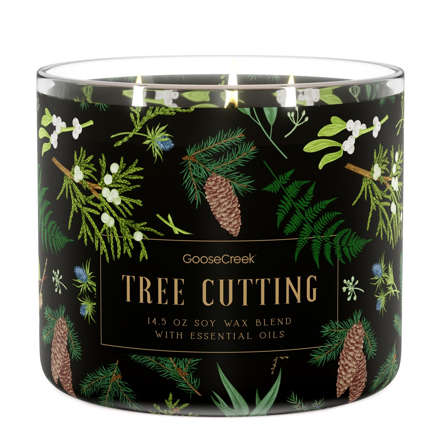 Tree Cutting Large 3-Wick Candle