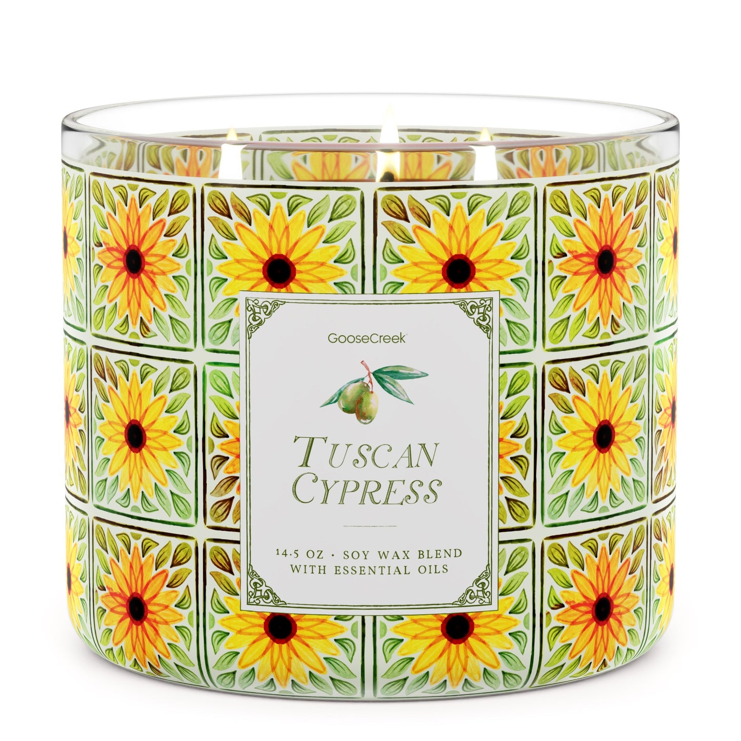 Tuscan Cypress 3-Wick Candle