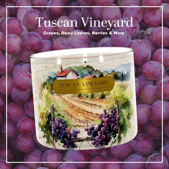 Tuscan Vineyard 3-Wick Candle