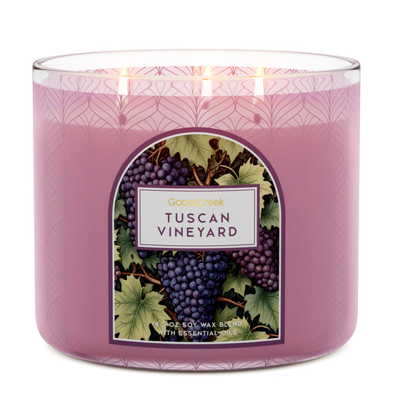 Tuscan Vineyard 3-Wick Candle