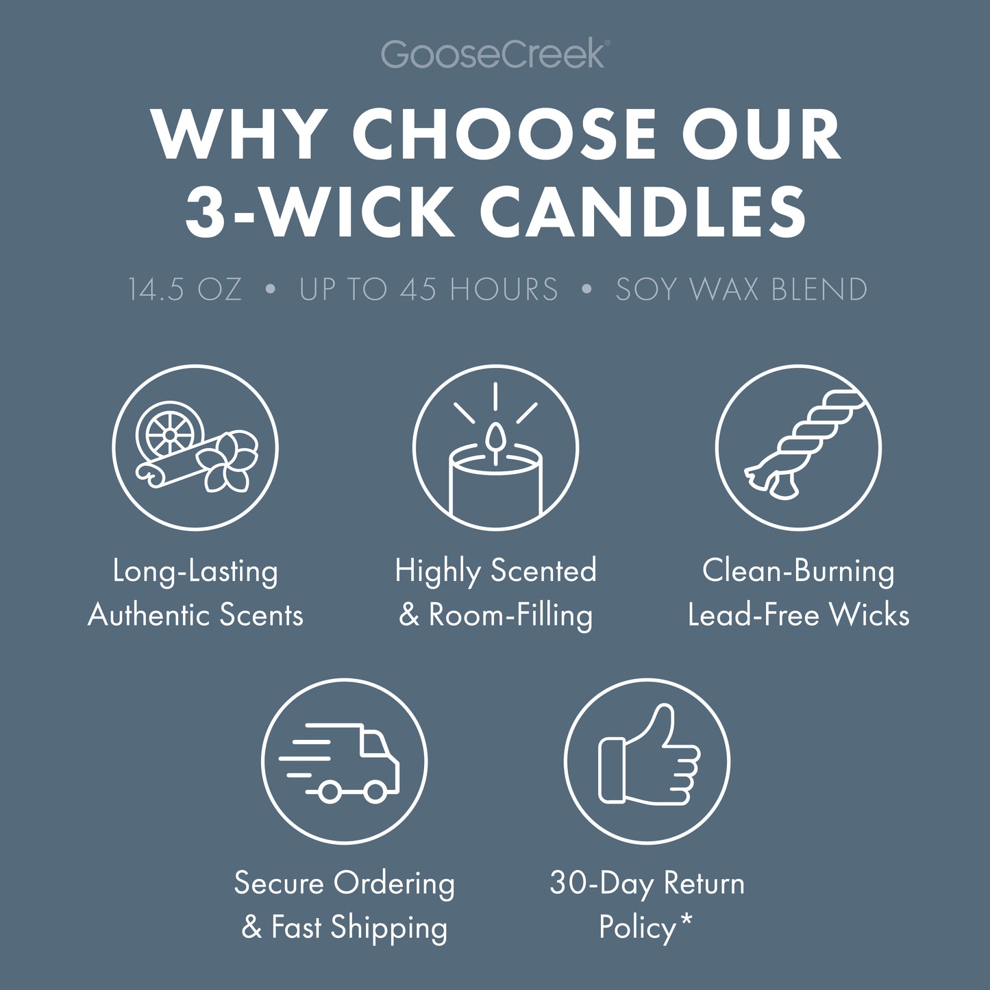 Twilight Graveyard Large 3-Wick Candle