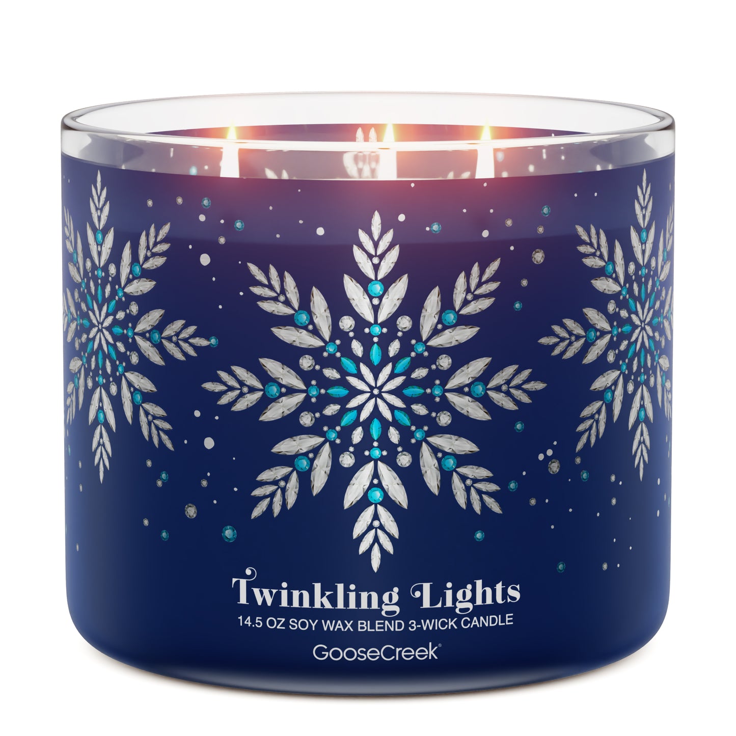 Twinkling Lights 3-Wick Candle
