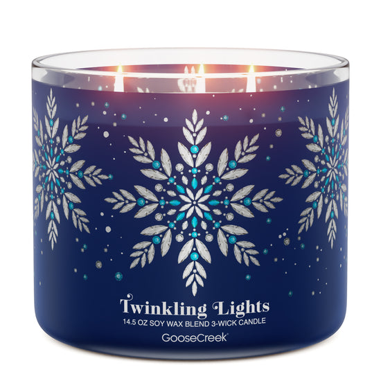 Twinkling Lights 3-Wick Candle