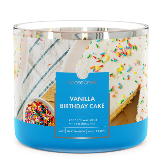 Vanilla Birthday Cake 3-Wick Candle