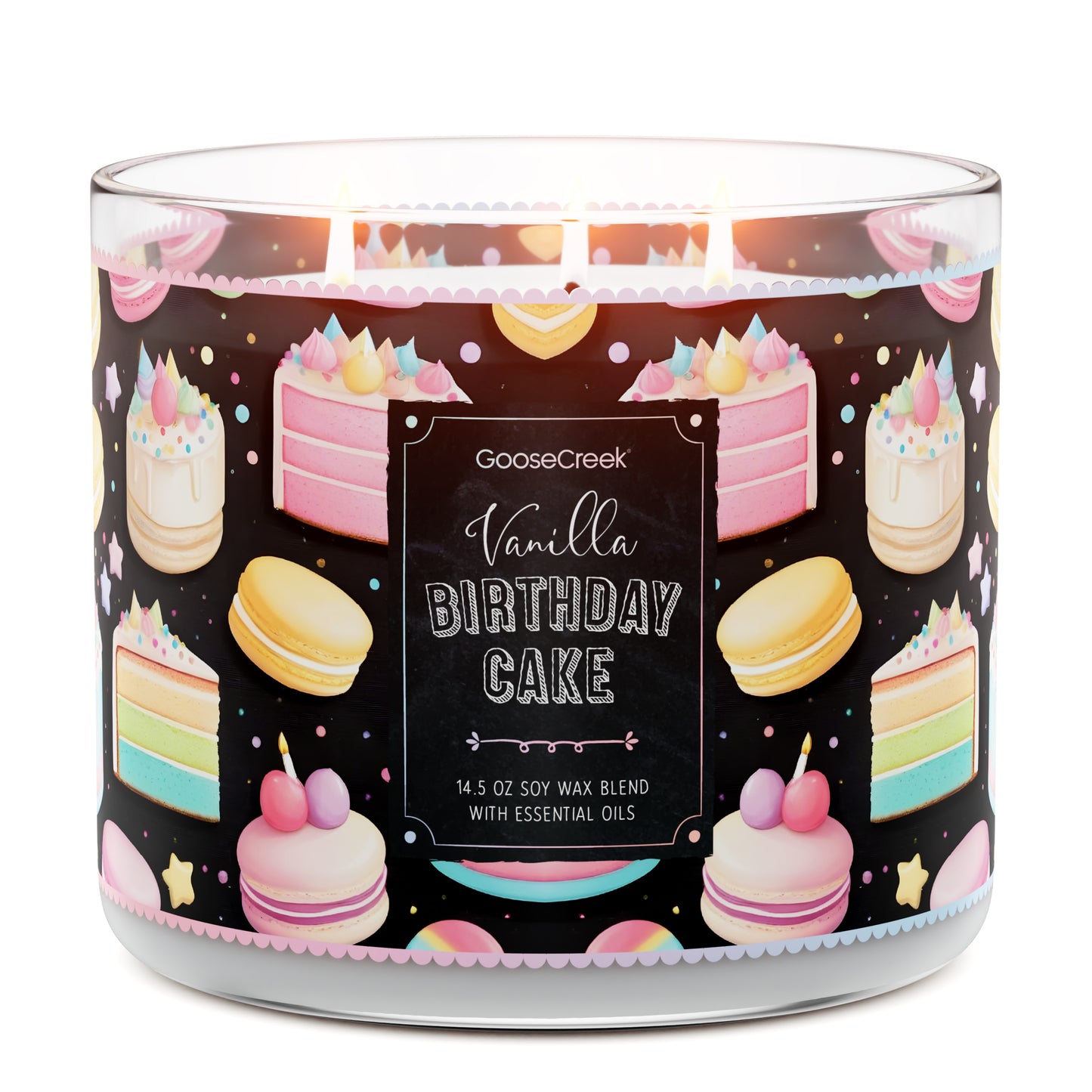 Vanilla Birthday Cake 3-Wick Candle