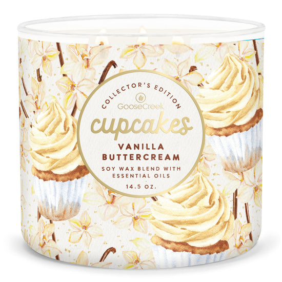 Vanilla Buttercream Cupcake Large 3-Wick Candle