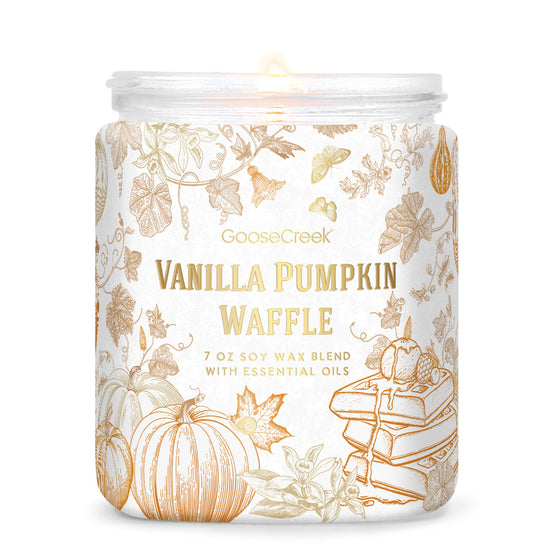 Load image into Gallery viewer, Vanilla Pumpkin Waffle 7oz Single Wick Candle
