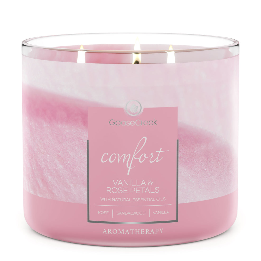 Vanilla & Rose Petals Aromatherapy Candle Premium Scented Candle with