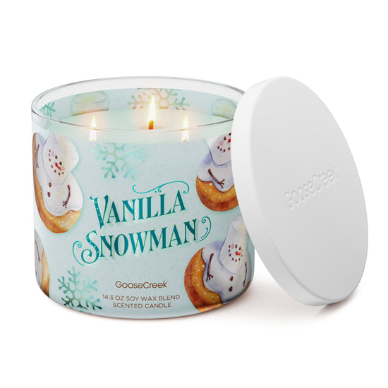 Vanilla Snowman 3-Wick Candle