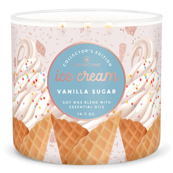 Vanilla Sugar Ice Cream Large 3-Wick Candle