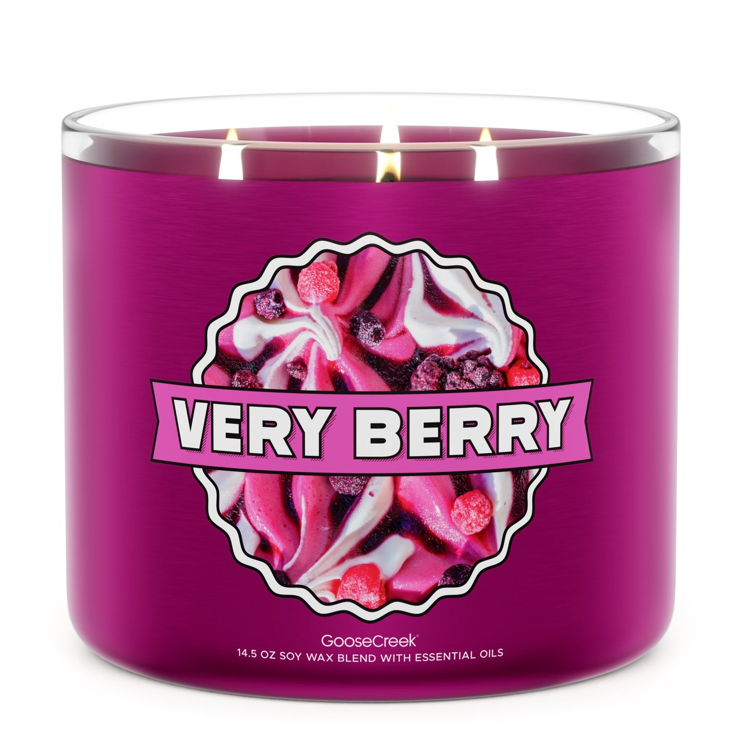 Very Berry Large 3-Wick Candle
