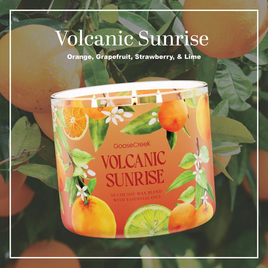 Volcanic Sunrise 3-Wick Candle