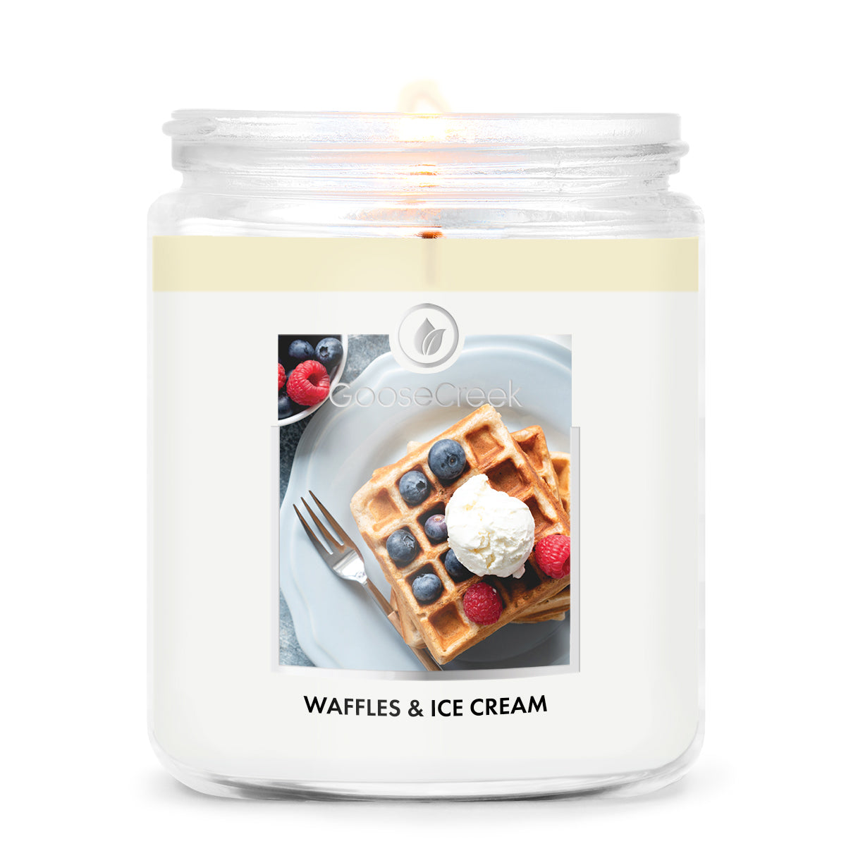 Load image into Gallery viewer, Waffles &amp;amp; Ice Cream 7oz Single Wick Candle
