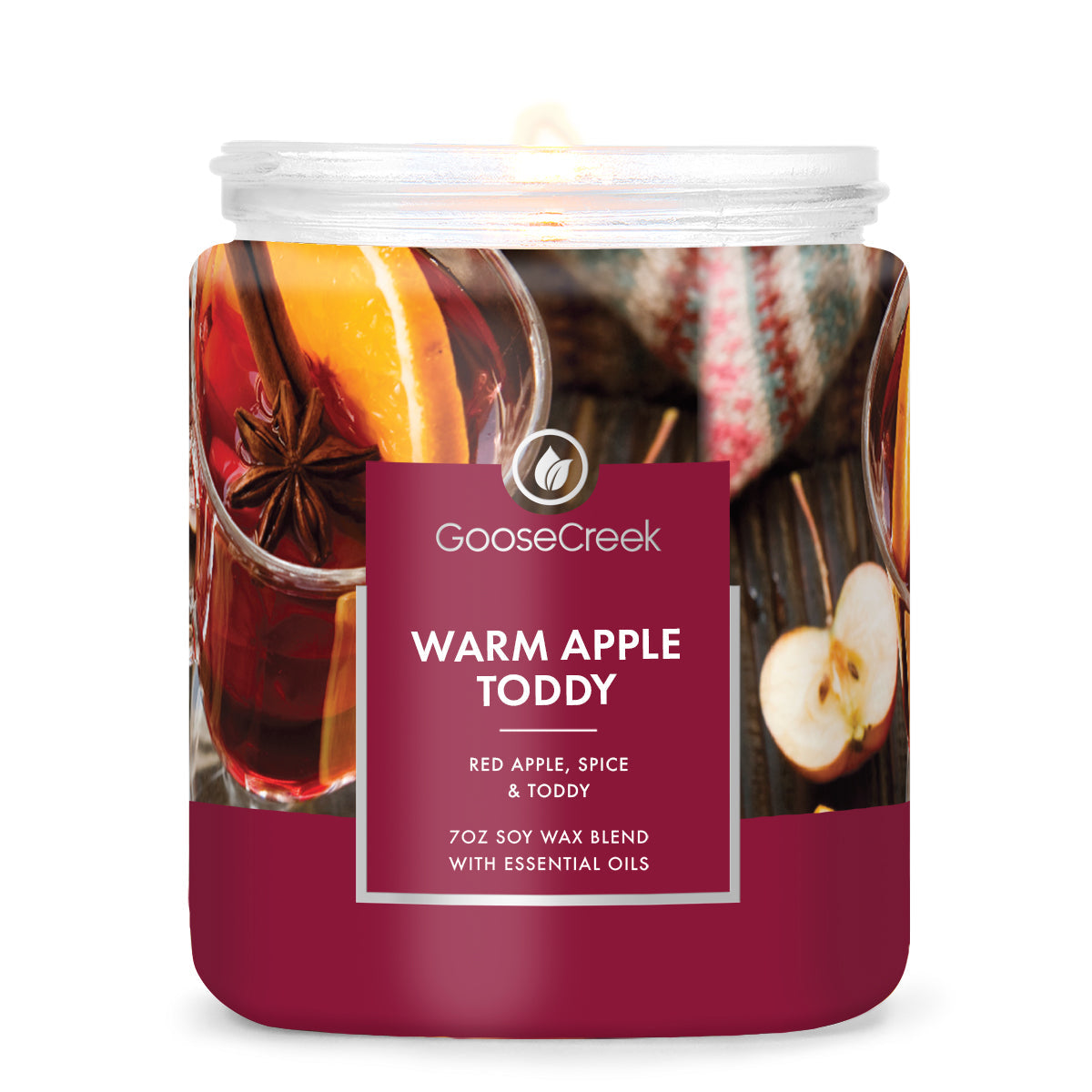 Load image into Gallery viewer, Warm Apple Toddy 7oz Single Wick Candle
