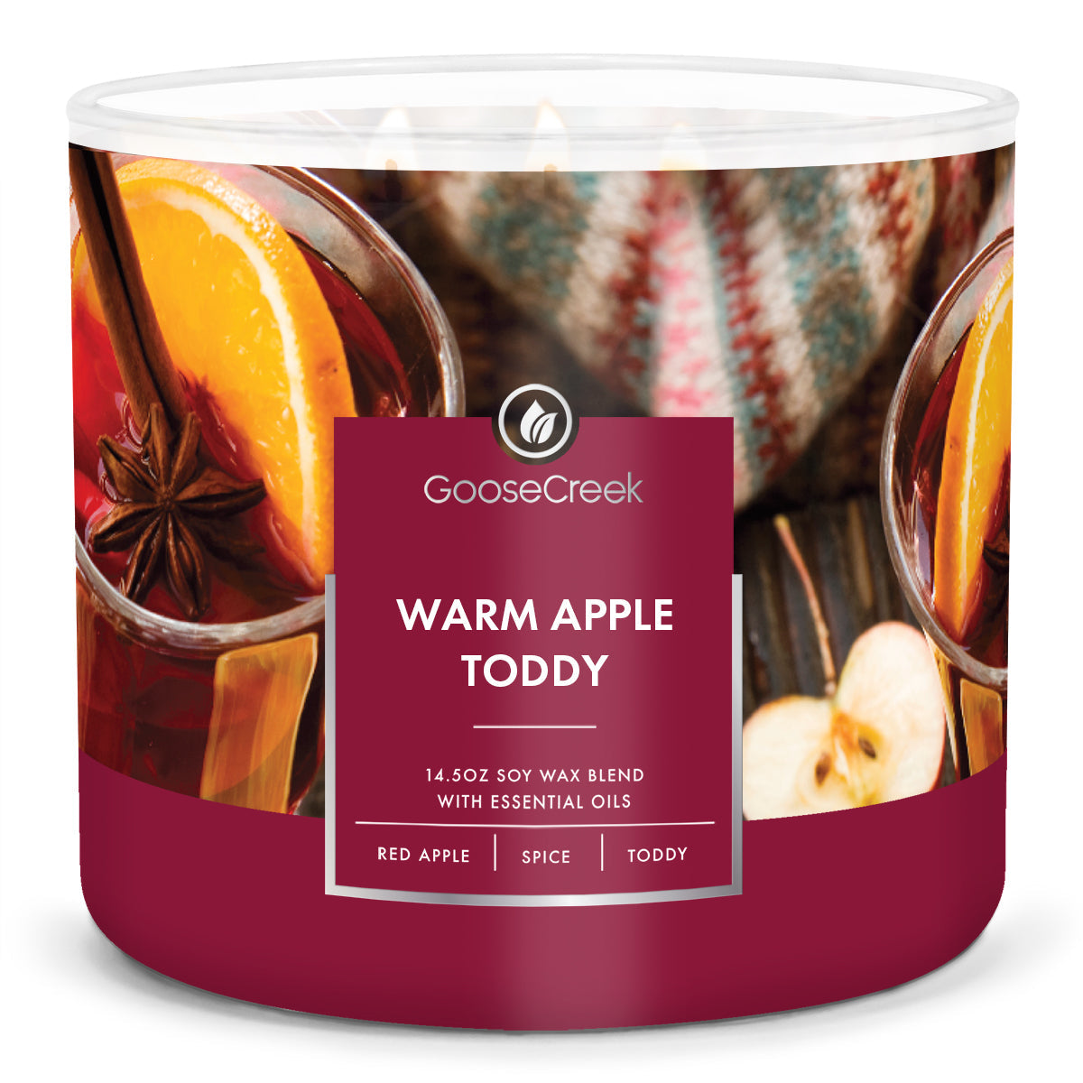 Load image into Gallery viewer, Warm Apple Toddy Large 3-Wick Candle
