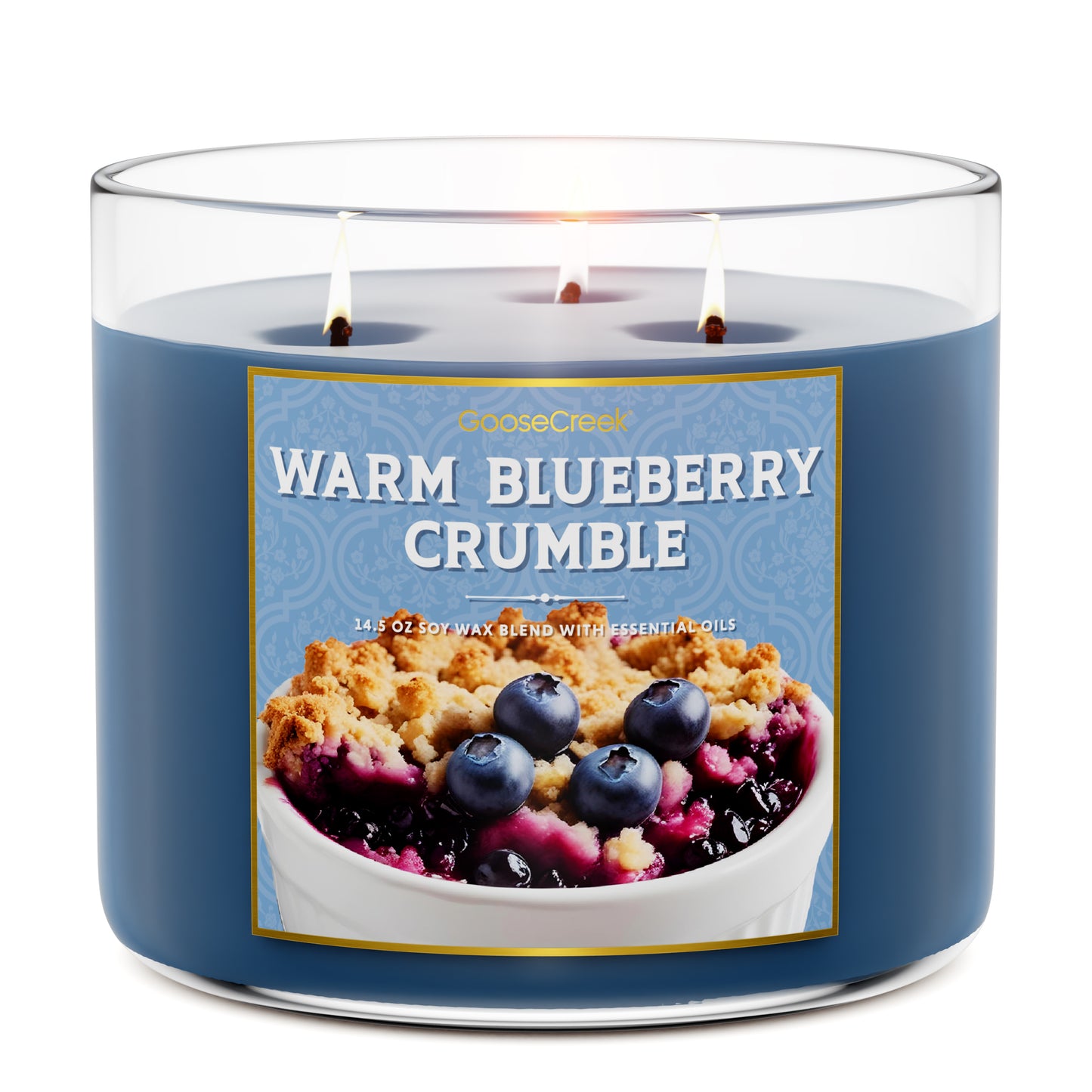 Warm Blueberry Crumble 3-Wick Candle