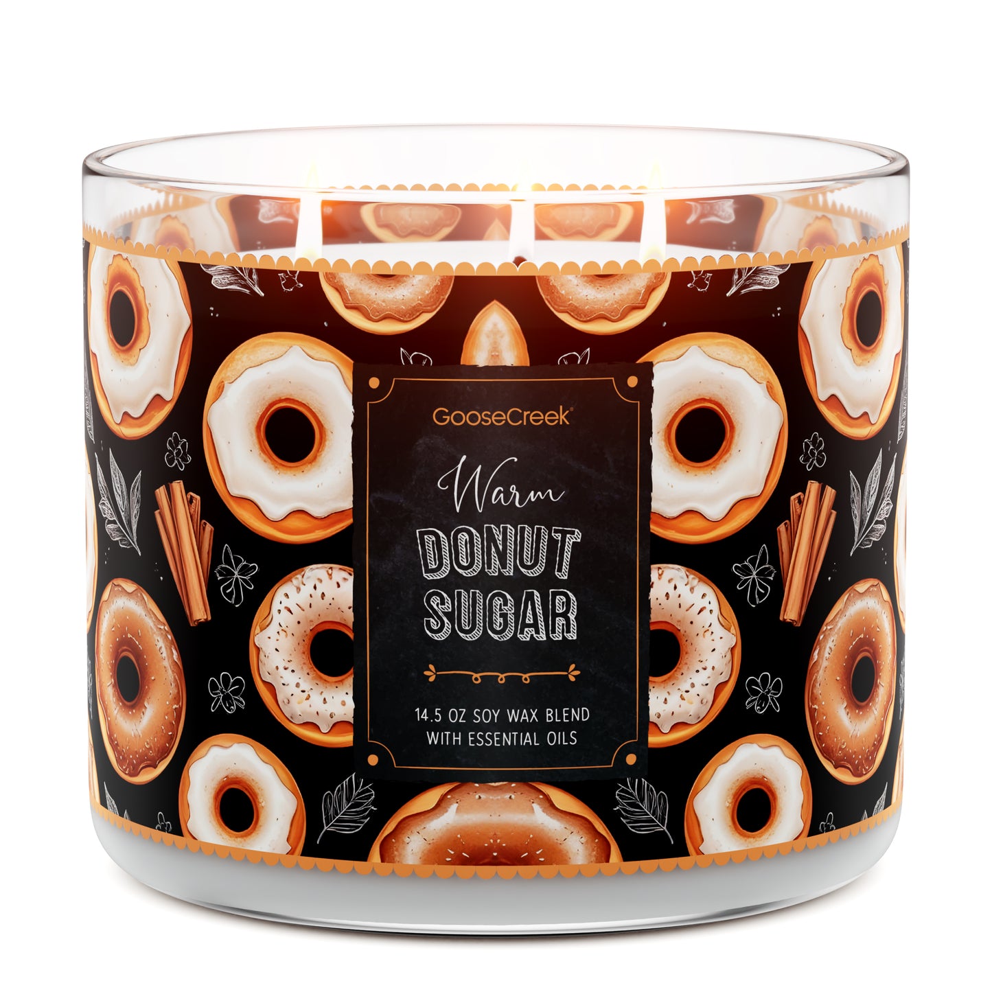 Warm Donut Sugar 3-Wick Candle