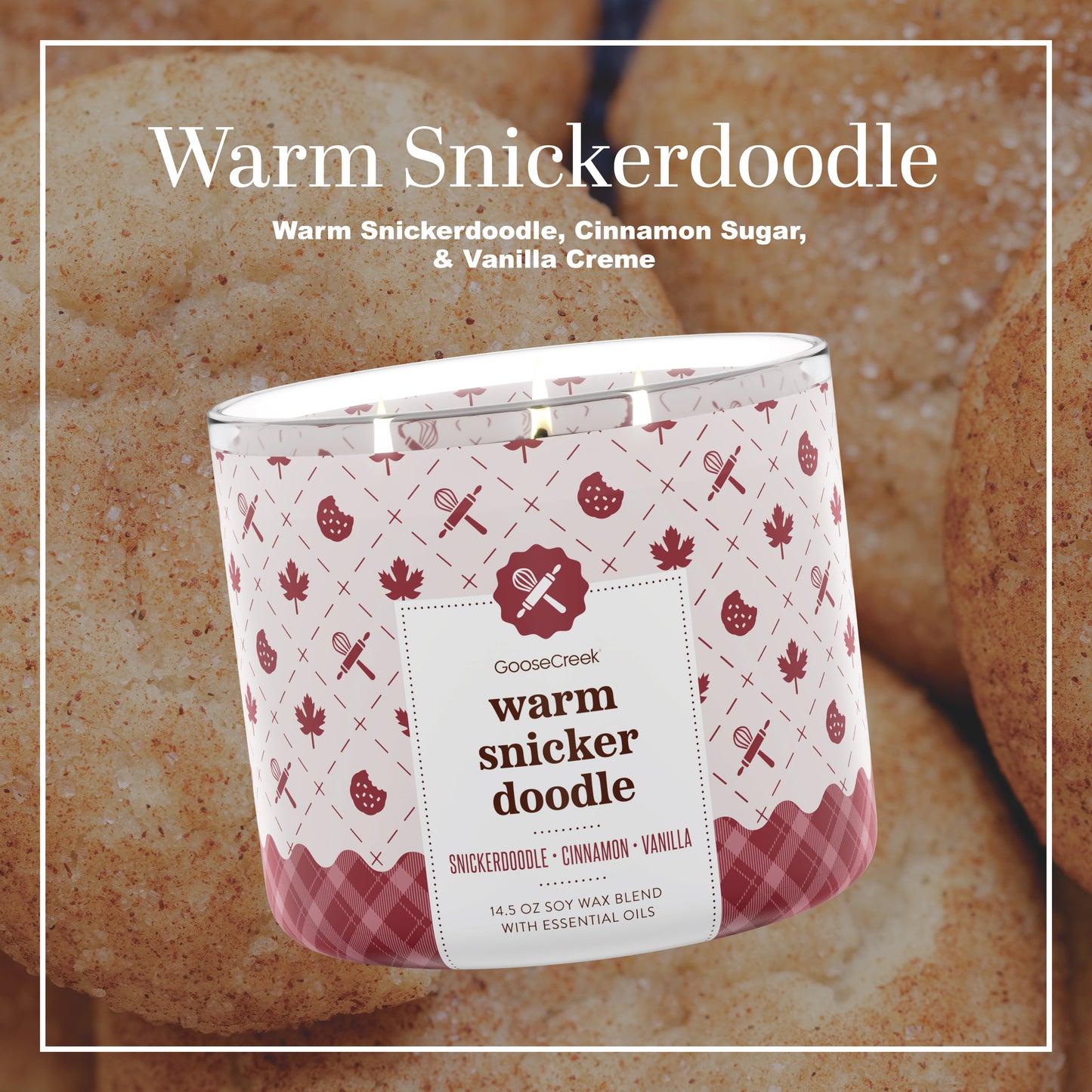 Warm Snickerdoodle 3-Wick Candle