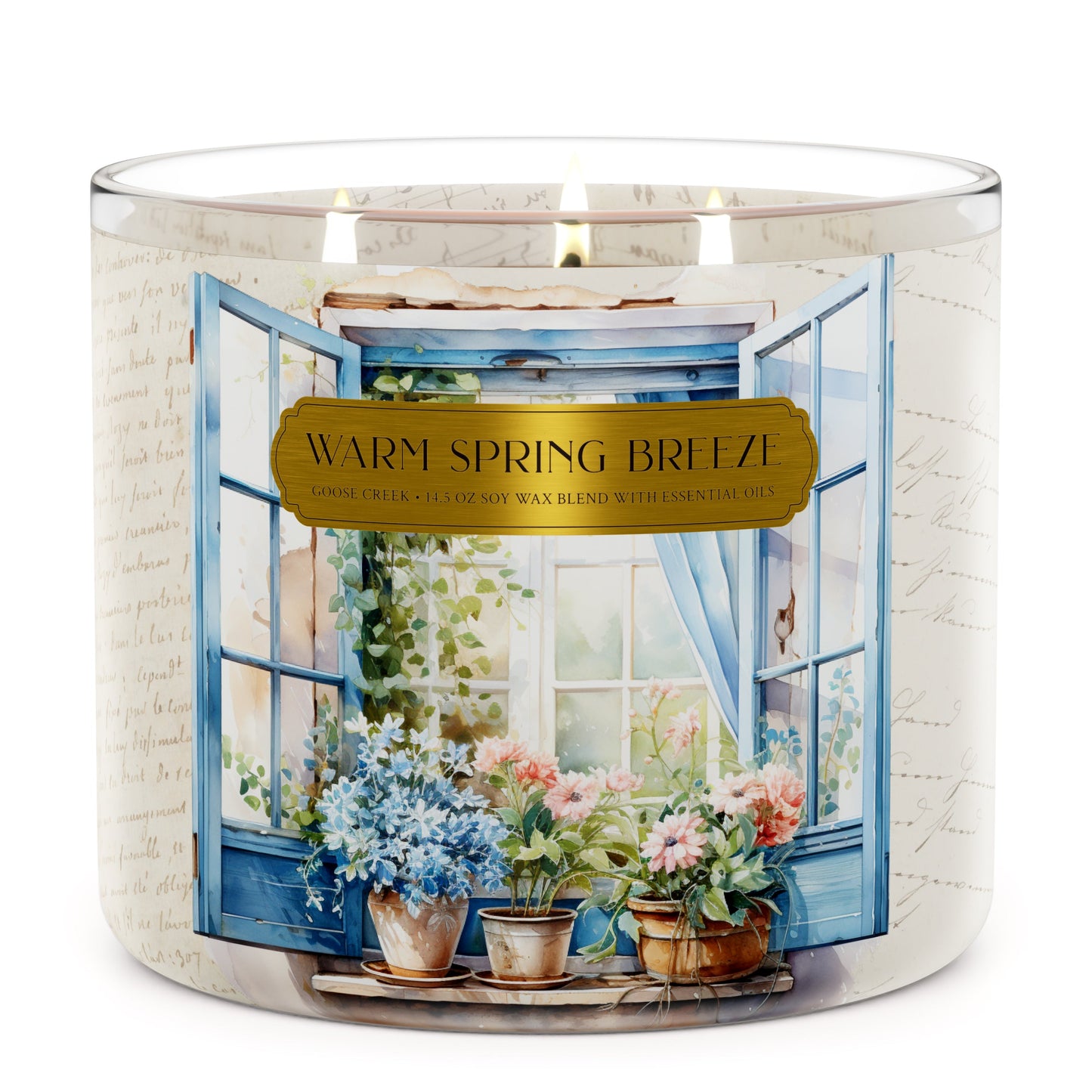 Warm Spring Breeze Large 3-Wick Candle