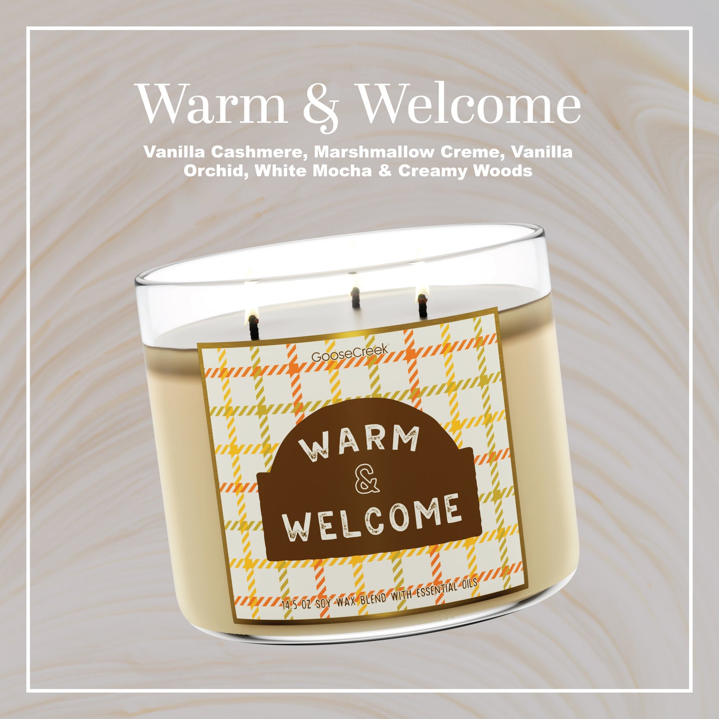 Warm & Welcome Large 3-Wick Candle