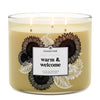 Warm & Welcome Odor Eliminating 3-Wick Candle