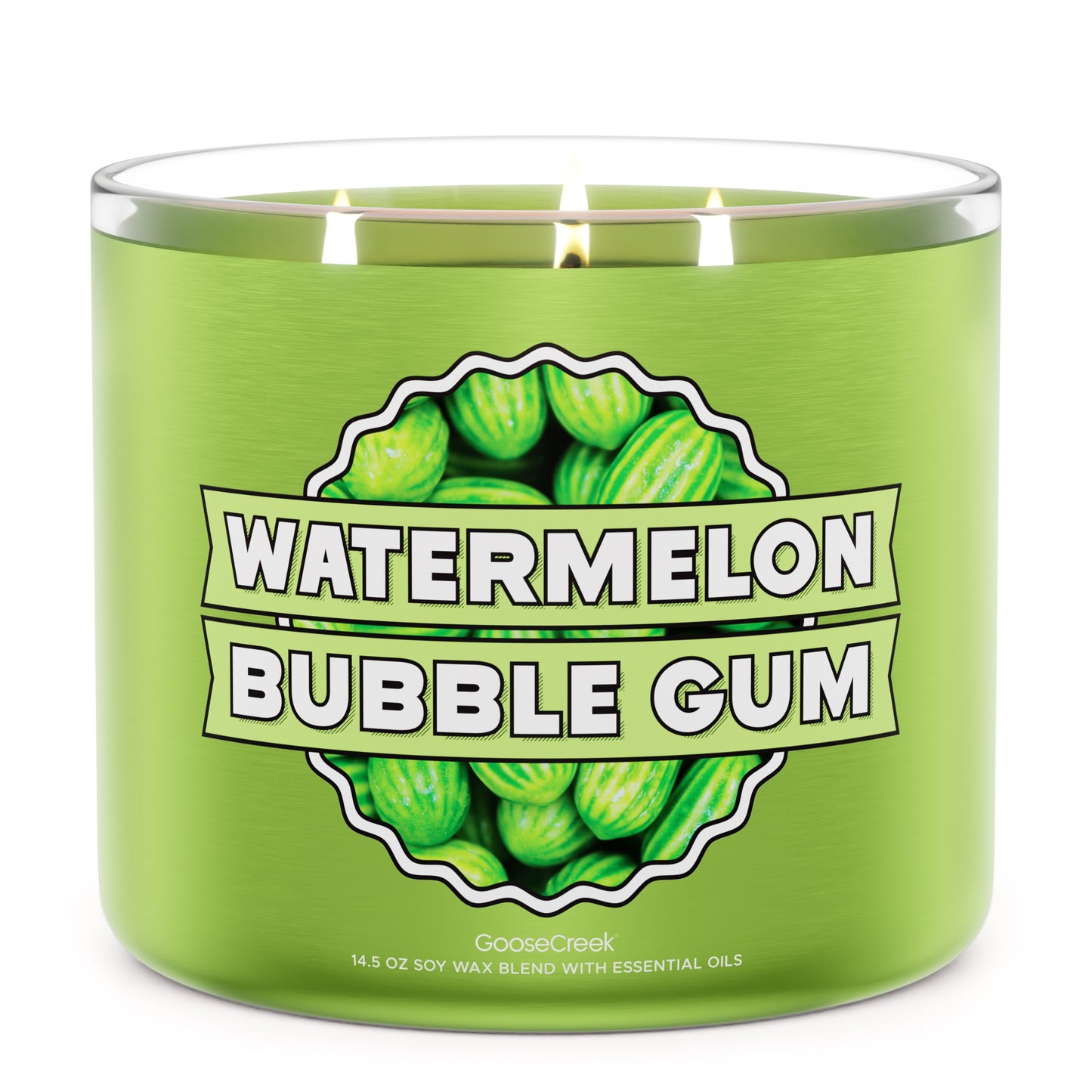 Watermelon Bubble Gum Large 3-Wick Candle