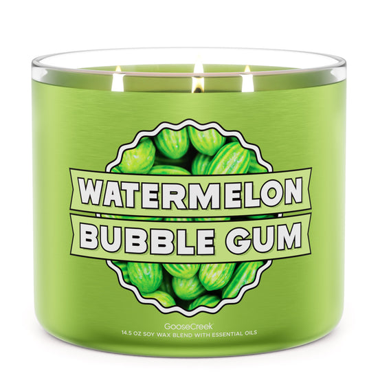 Watermelon Bubble Gum Large 3-Wick Candle