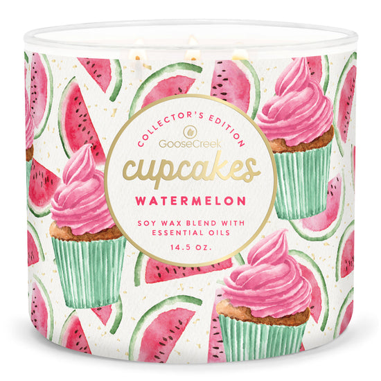 Watermelon Cupcake Large 3-Wick Candle