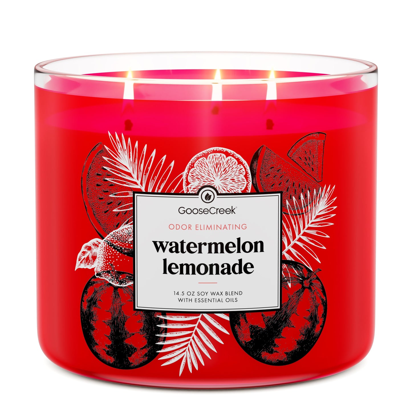 Watermelon Lemonade Odor Eliminating 3-Wick Candle