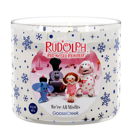 We're All Misfits - Rudolph the Red-Nosed Reindeer© 3-Wick Candle