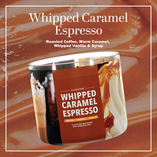 Whipped Caramel Espresso Large 3-Wick Candle