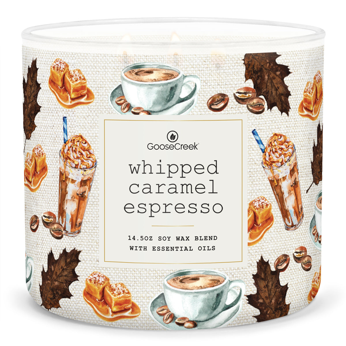 Whipped Caramel Espresso Large 3-Wick Candle