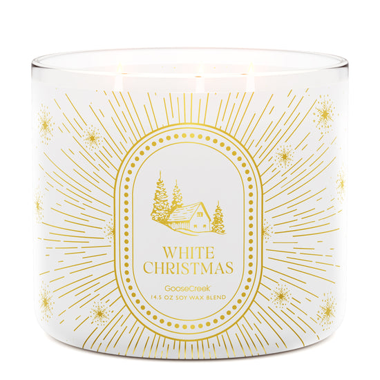 White Christmas 3-Wick Candle
