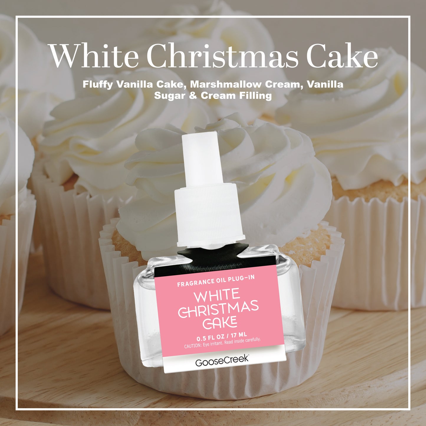 White Christmas Cake Plug-in Refill