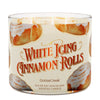 White Icing Cinnamon Roll 3-Wick Candle