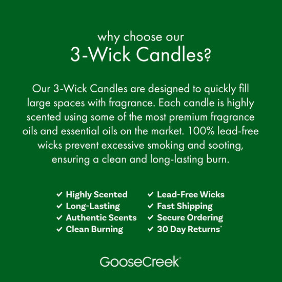 White Pine Lake 3-Wick Candle