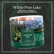 Load image into Gallery viewer, White Pine Lake Large 3-Wick Candle
